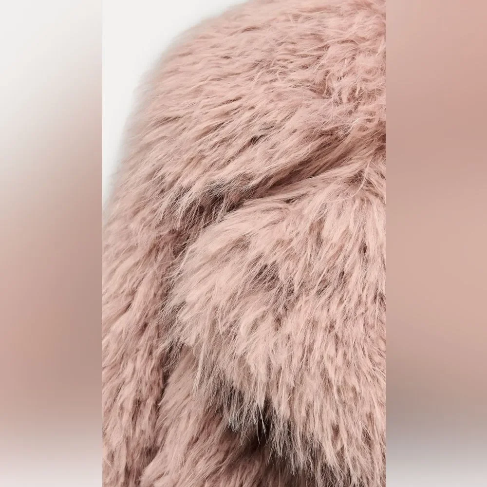 Zara faux fur coat ZW collection